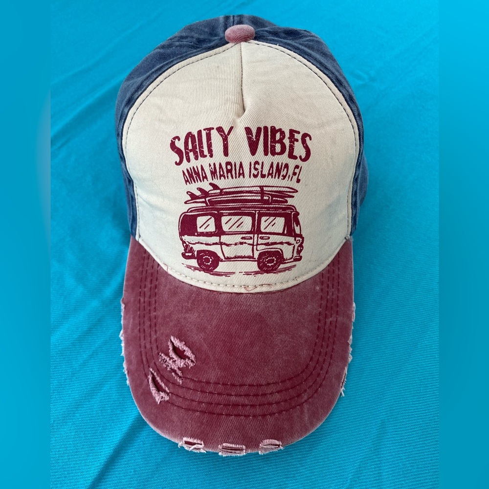Salty Vibes Anna Maria Island Cap